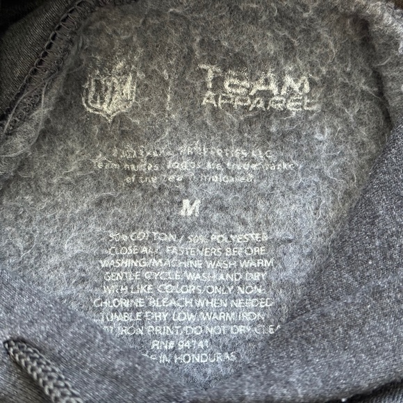 Philadelphia Eagles NFL Gameday Charcoal Hooded Sweatshirt - Picture 3 of 3